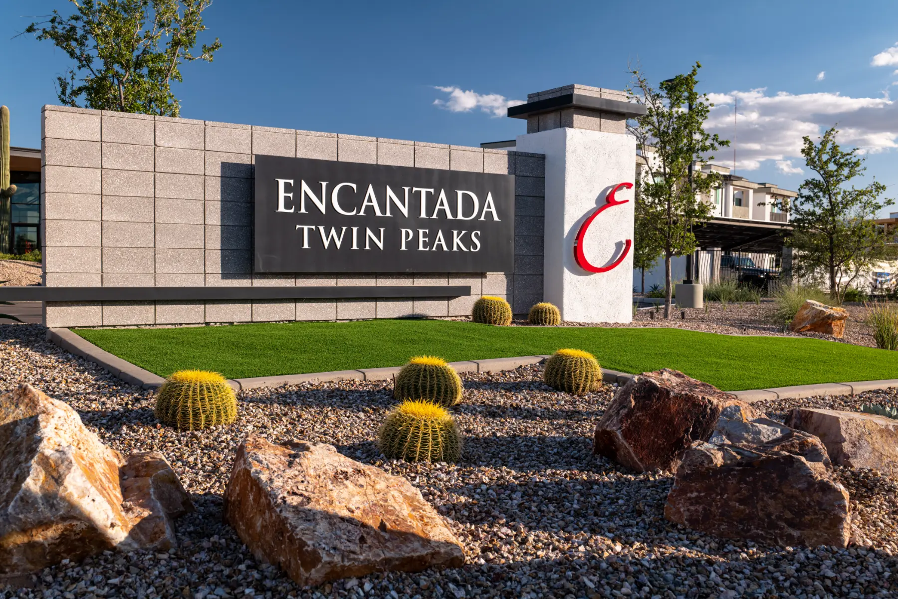 Encantada Twin Peaks community sign
