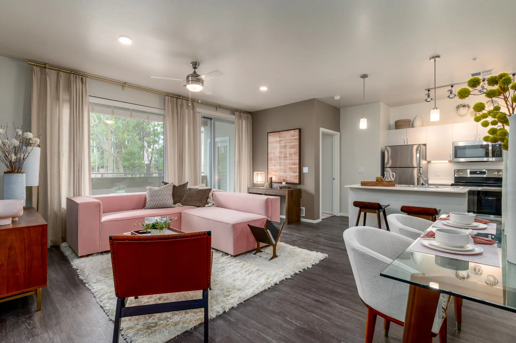 The Flin living room