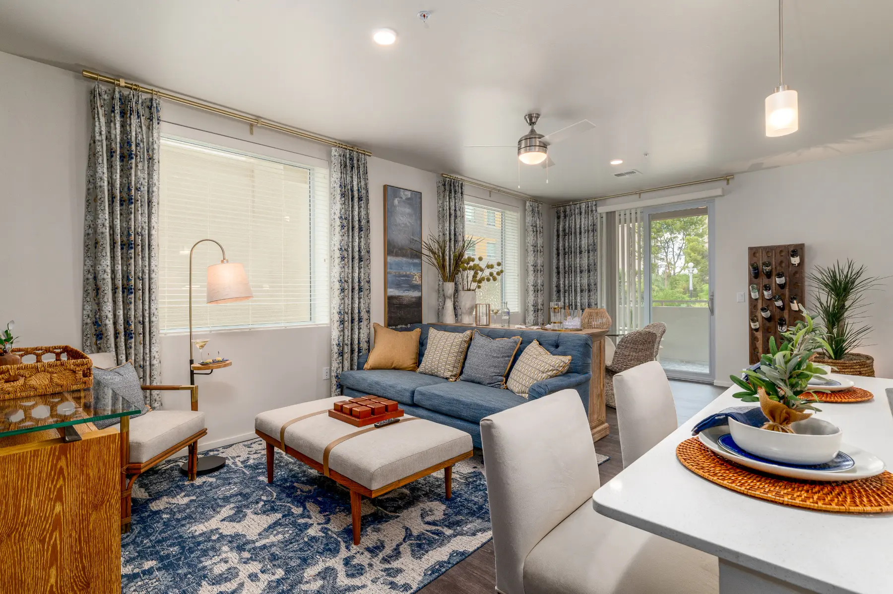 The Flin living room