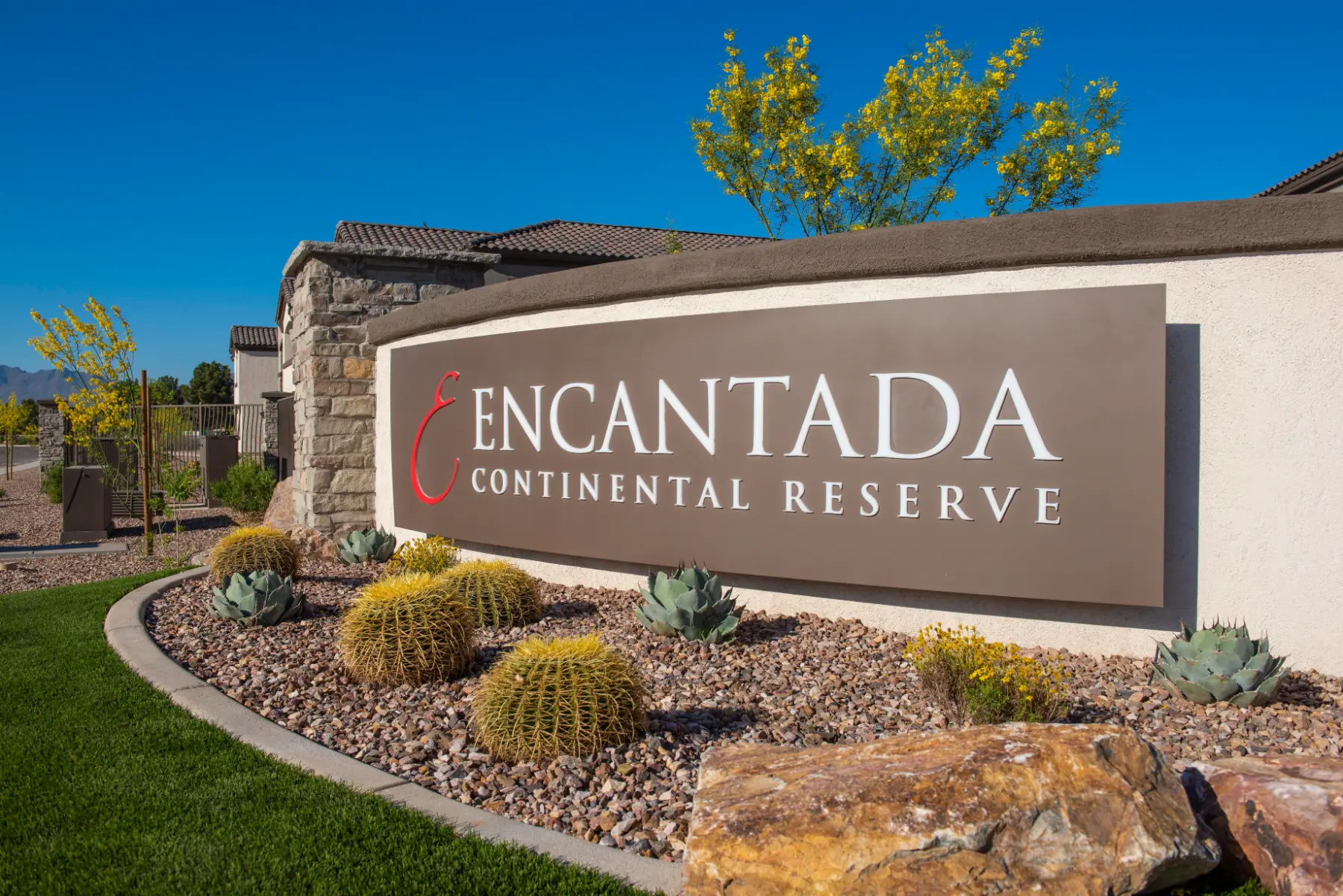 Encantada Continental Reserve community sign 01