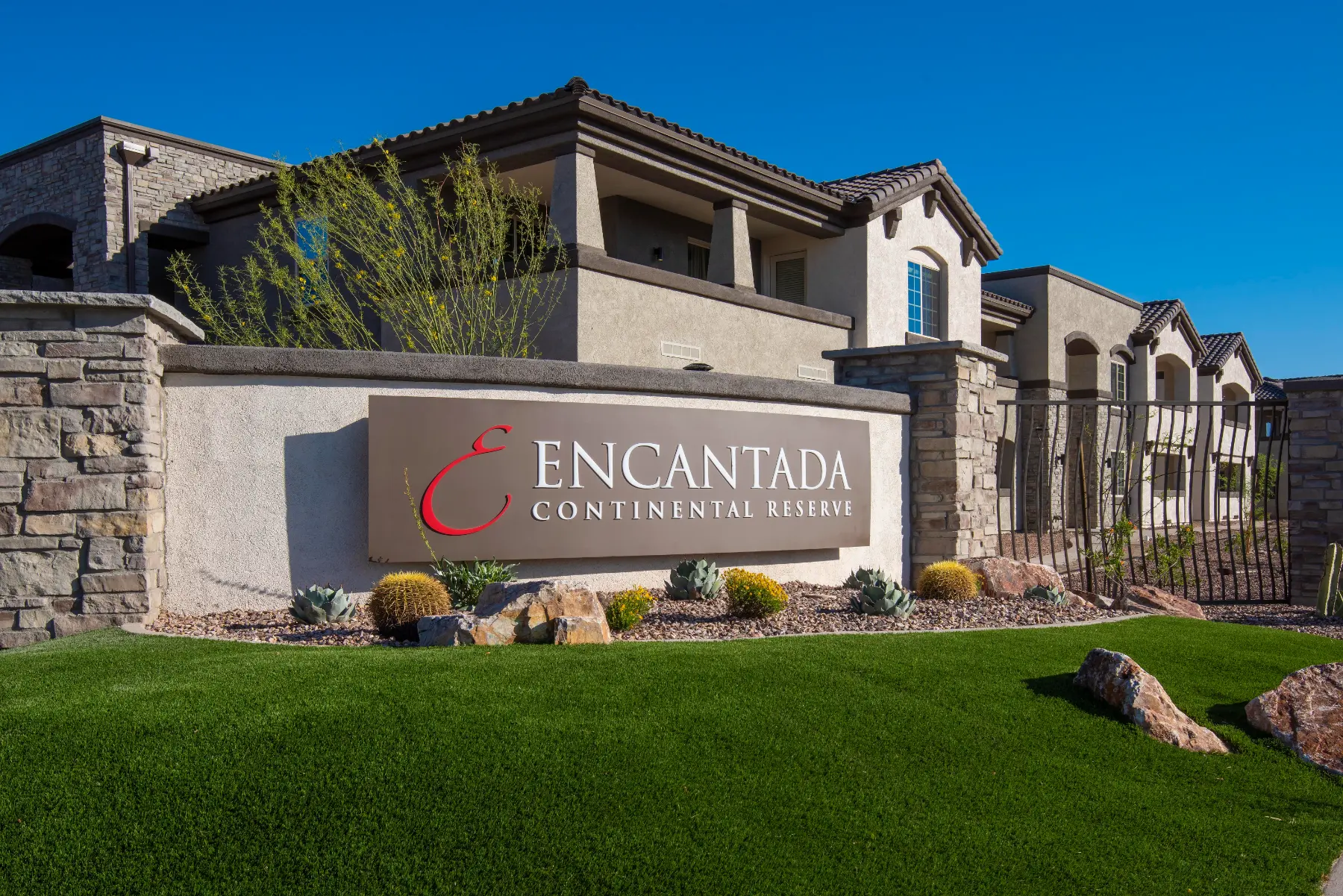 Encantada Continental Reserve community sign