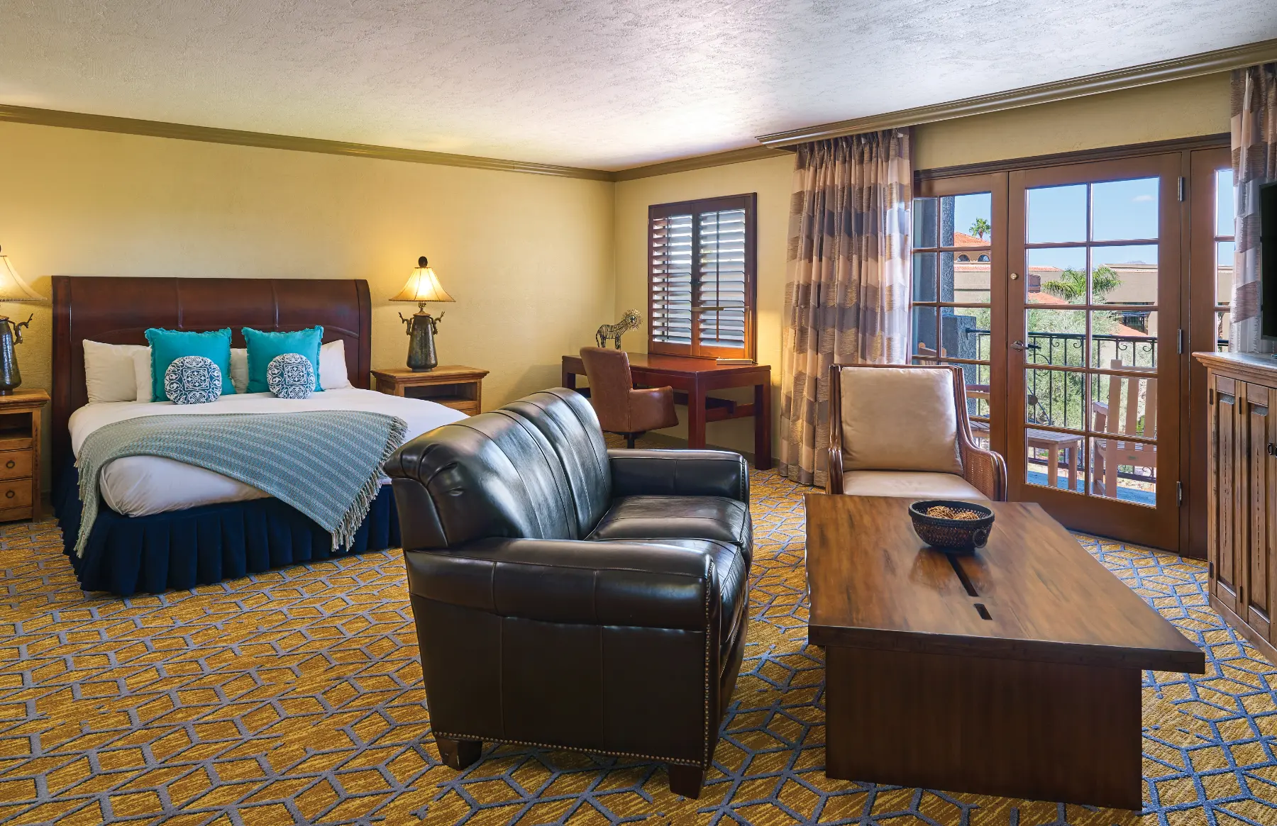 Hilton El Conquistador bedroom