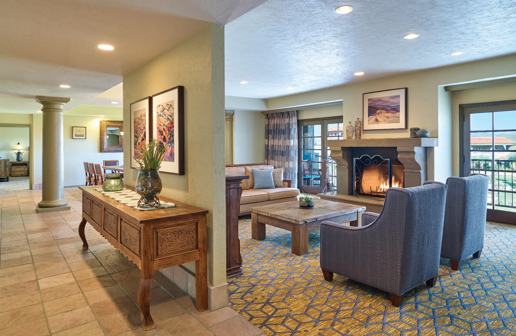 Hilton El Conquistador living room