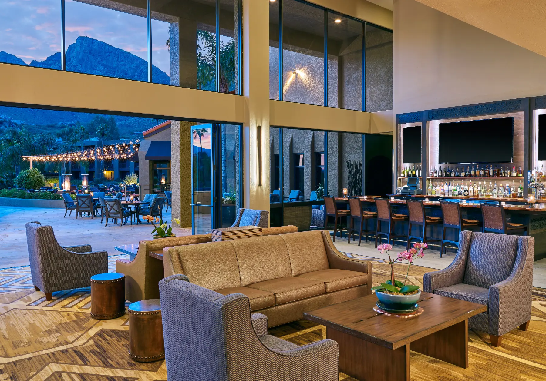 Hilton El Conquistador lounge