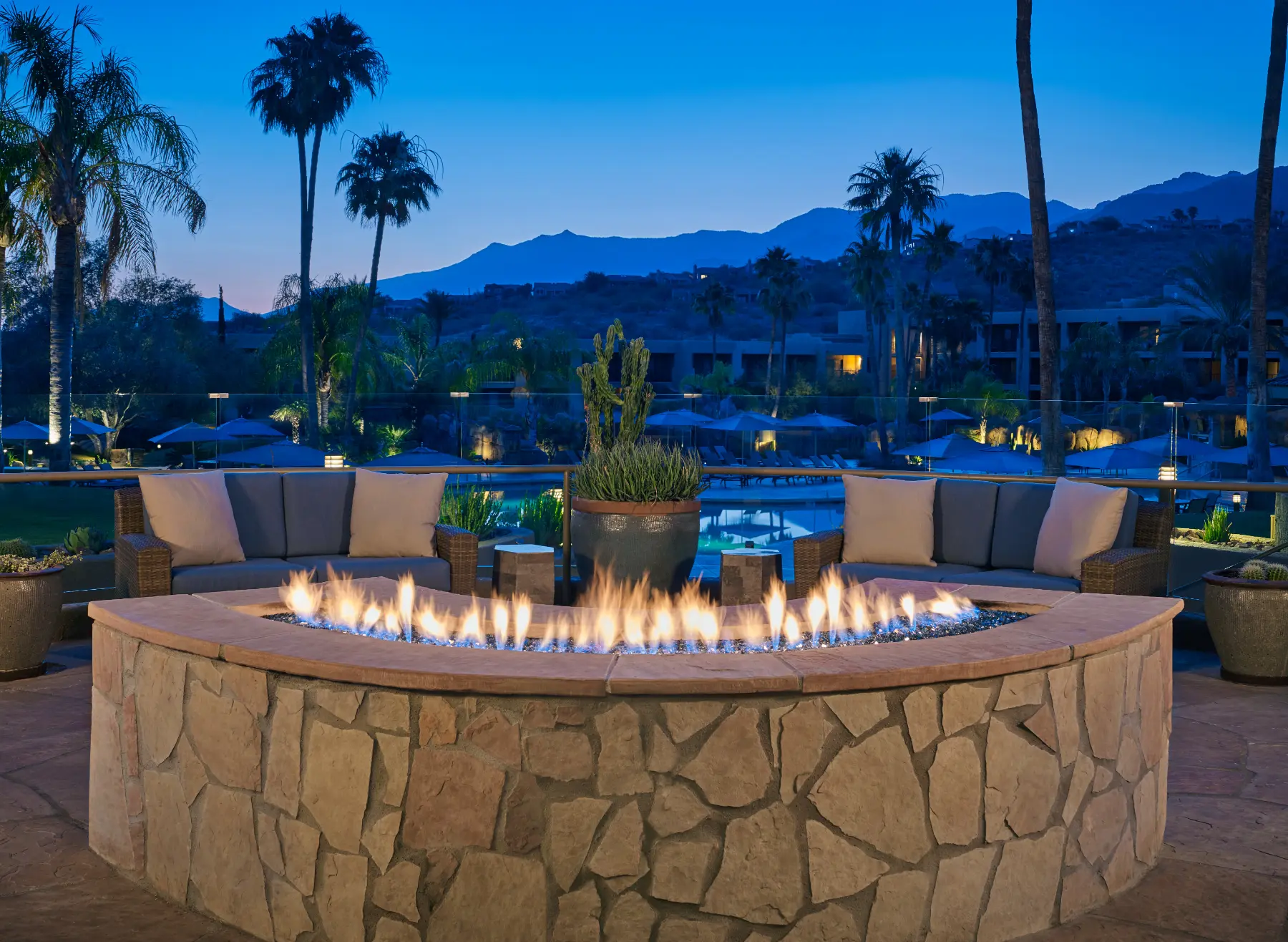 Hilton El Conquistador firepit
