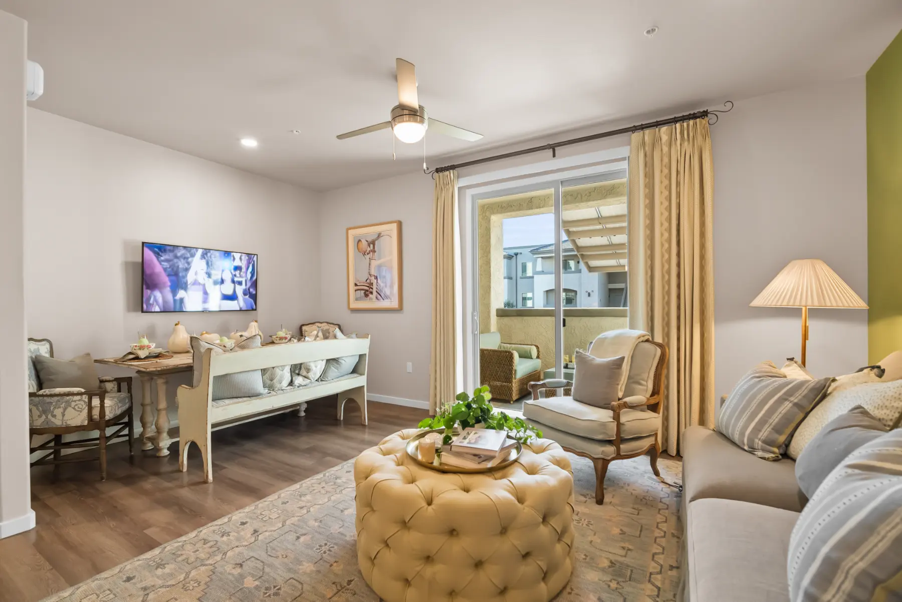 Encantada La Estancia living room