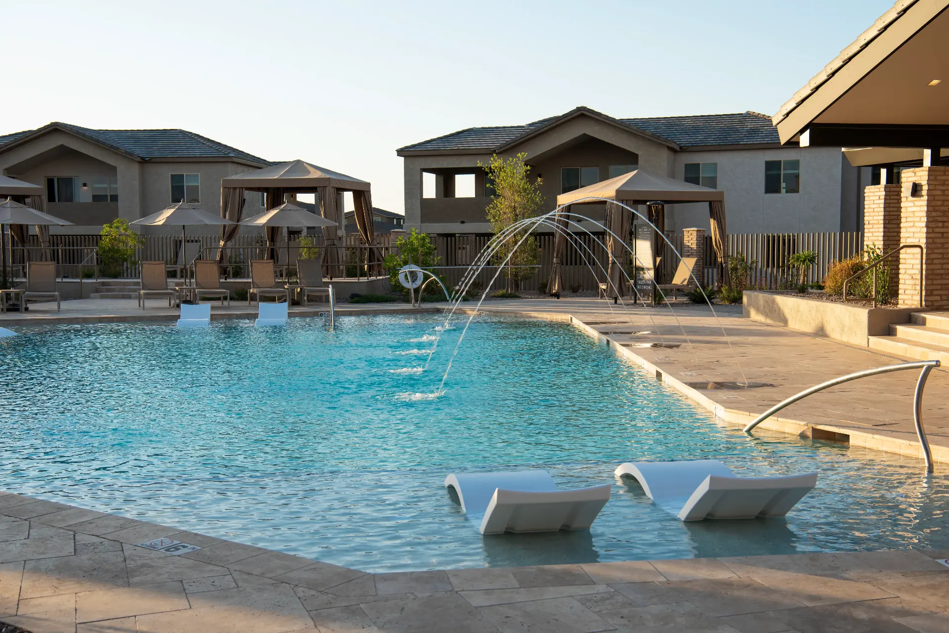 Encantada Gladden Farms poolside view